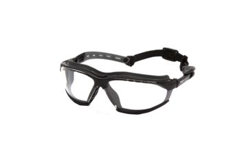 Image of Pyramex Isotope Safety Glasses w/Clear H2MAX Anti-Fog Lens, Black, GB9410STM