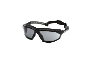 Image of Pyramex Isotope Safety Glasses w/Gray H2MAX Anti-Fog Lens, Black, GB9420STM