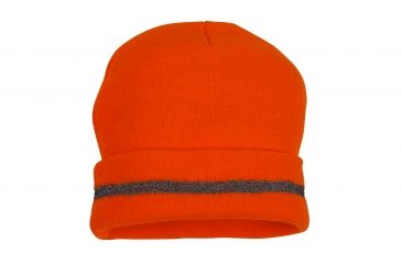 Image of Lumen X Knit Cap w/Reflective Strip, Orange