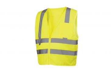 Image of Lumen X Vest, 2 Stripes, Hi-Vis Lime, Large