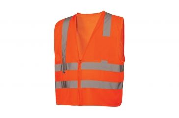 Image of Lumen X Vest, 2 Stripes, Hi-Vis Orange, Large