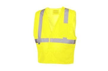 Image of Lumen X Vest w/5 point Dring, Hi-Vis Lime, Large