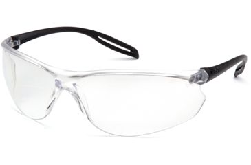Image of Pyramex Neshoba Safety Glasses w/Clear Anti-Fog Lens, Black, S9710ST