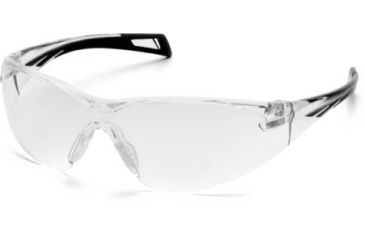 Image of Pyramex PMXSlim Safety Glasses, Matte Black Frame &amp; Clear Anti-Fog Lens SB7110ST