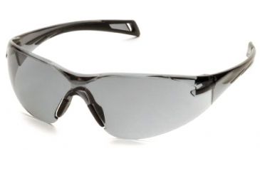 Image of Pyramex PMXSlim Safety Glasses, Matte Black Frame &amp; Gray Lens SB7120S