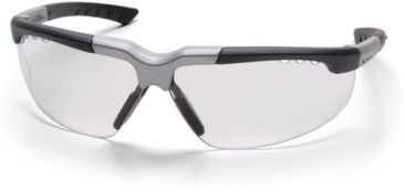 Image of Pyramex Reatta Safety Glasses - Clear Lens, Black-Silver Frame SBS4810D