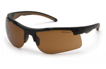 Image of Pyramex Rockwood Safety Glasses, Sandstone Bronze Anti-fog Lens w/ Black Frame CHB718DTCS