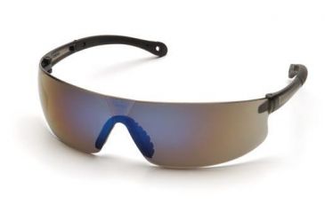 Image of Pyramex Provoq Safety Glasses,Blue Mirror Frame, Blue Mirror Lens S7275S