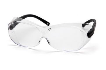 Image of Pyramex OTS-XL Safety Glasses Black Temples, Clear Lens S7510SJ