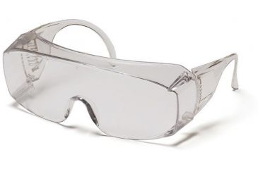 Image of Pyramex Solo Safety Glasses - Clear Over Prescription Lens, Clear Jumbo Frame S510SJ, Single Pack