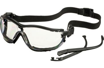 Image of Pyramex V2G Reader Safety Goggles,Clear Anti-Fog + 2.0 lens, Black Frames GB1810STR20