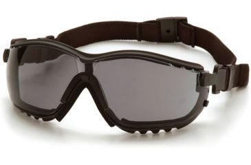 Image of Pyramex V2G Safety Glasses w/Gray H2MAX Anti-Fog Lens, Black, GB1820STM