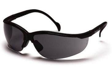 Image of Pyramex Venture II Safety Eyewear - Gray Lens, Black Frame SB1820S