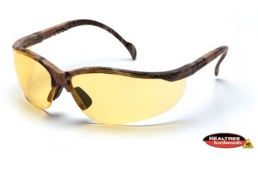 Image of Pyramex Venture II Safety Glasses - Amber Lens, Real Tree HW Frame SH1830S