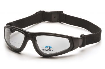 Image of Pyramex XSG Reader Safety Glasses, Black Frame/Clear Anti-Fog + 2.5 Lens GB4010STR25
