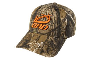 Image of Qad Hats - Adjustable - Mens, Realtree APG/Blaze Orange Logo, OS, HATS-M-APGO