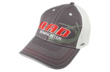Image of Qad Hats - Mens, Grey/Red, Large/Extra Large, HATS-M-GR-L/XL