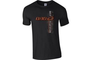 Image of Qad T-Shirts - Mens, Black/Orange, Small, T-SHIRTS-M-BO-S