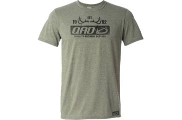 Image of Qad T-Shirts - Mens, Military Green Heather, Large, T-SHIRTS-M-MGH-L
