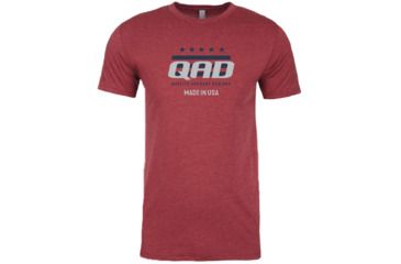 Image of Qad T-Shirts - Mens, Red , Small, T-SHIRTS-M-RD-S