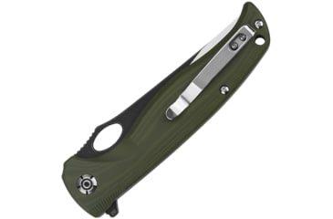Image of QSP Knife Gavial Linerlock Green G10