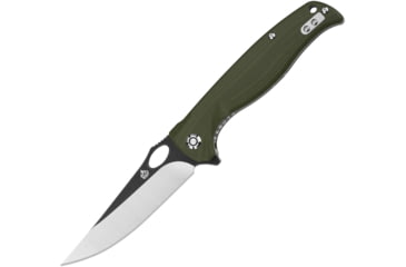 Image of QSP Knife Gavial Linerlock Green G10