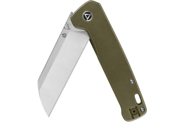 Image of QSP Knife Penguin Plus Folding Knife, 4.5in Closed, 3.38in Satin CPM-20CV SS Blade, Bronze Stonewash Titanium Handle, QS130XL-B2