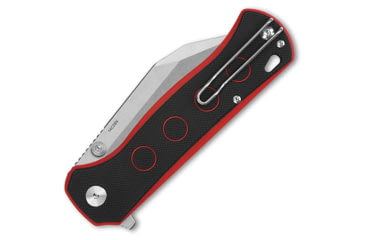 Image of QSP Knife Swordfish Button Lock Blk/Rd