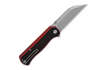 Image of QSP Knife Swordfish Button Lock Blk/Rd