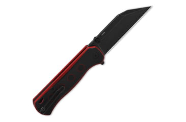 Image of QSP Knife Swordfish Button Lock Blk/Rd QS149A2