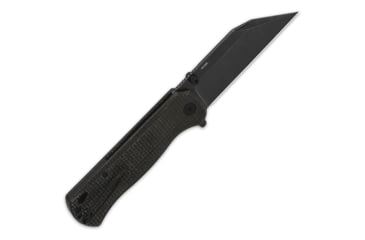 Image of QSP Knife Swordfish Button Lock Brown QS149C2