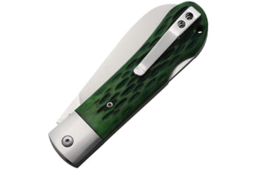 Image of QSP Knife Worker Lockback Green Bone