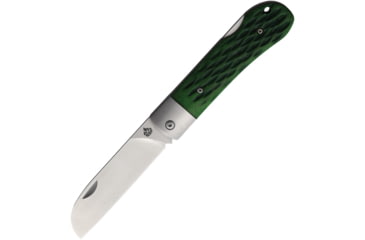Image of QSP Knife Worker Lockback Green Bone