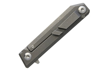 Image of Quartermaster Arthur Fonzarelli Framelock Folding Knife, 3.75in Stonewash Cpm S35Vn SS Tanto Blade, Pocket Clip, Carbon Fiber Front Handle With Stonewash Titanium Back Handle, QSE-15