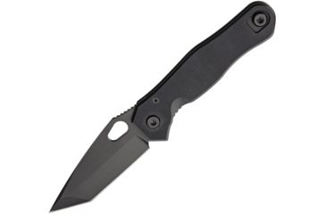 Image of Quartermaster Mr. Roper XLS Limo Tint Folding Knife,3.25in,Tanto,Black,G10 Handle QTRQSE6XLSLT