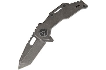 Image of Quartermaster Templeton Face Peck Texas Tea Folding Knife,3in,S35VN Steel,Standard Edge,Tanto,Titanium Handle QTR3ZTT