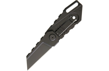 Image of Quartermaster Yoda Integrated Framelock Folding Knife, 2.5in Cpm S35Vn SS Wharncliffe Blade, Titanium Handle, Pocket Clip, Limo Tint Blade And Handle, ALF6LT