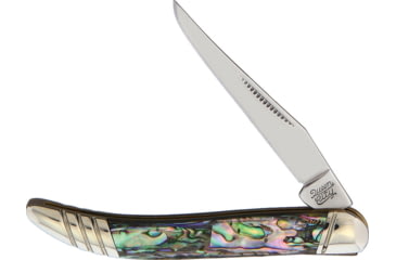 Image of Queen City Toothpick Abalone Folding Knife, Abalone handle, KB106R / QC006