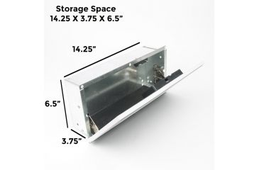 Image of QuickSafes Quick Vent Safe, w/Rfid Locking System, White Grill QVS, EDEMO1