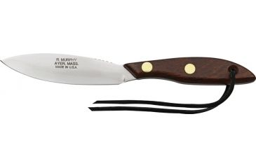 Image of R. Murphy Skinner Rosewood Fixed knife, Lanyard, stainless skinner blade, RoseWood Handle RMSKNRHOT