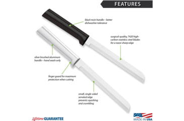 Image of Rada Cutlery Bread Knife Alum Bag, RDCR136