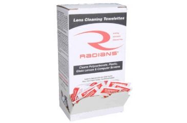 Image of Radians Lens Cleaning Towelettes, Radians Towelettes Options 6 Towelettes in blister card