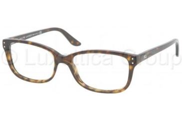 Image of Ralph Lauren Eyeglasses RL6062 with No-Line Progressive Rx Prescription Lenses 5003-5416 - Dark Havana 