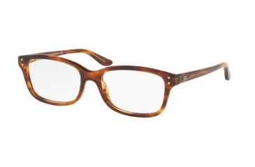 Image of Ralph Lauren Eyeglasses RL6062 with No-Line Progressive Rx Prescription Lenses 5007-54 - Stripped Havana Frame