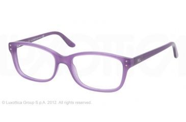 Image of Ralph Lauren Eyeglasses RL6062 with No-Line Progressive Rx Prescription Lenses 5337-52 - Violet Opal Frame, Demo Lens Lenses