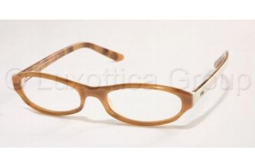 Image of Ralph Lauren Eyeglasses RL6012 with No-Line Progressive Rx Prescription Lenses 5041-5016 - Brown Wood Striped/Ivo 