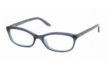 Image of Ralph Lauren RL6060 Bifocal Eyeglasses, Navy Transparent Demo Lens Frame / 52 mm Prescription Lenses, 5276-5216