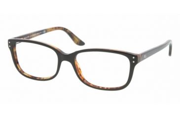 Image of Ralph Lauren RL6062 Progressive Eyeglasses - Black/Havana Frame / 52 mm Prescription Lenses, 5260-5216