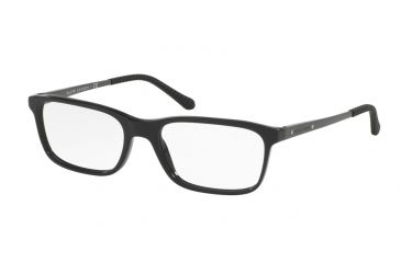 Image of Ralph Lauren RL6134 Single Vision Prescription Eyeglasses 5617-53 - Black Frame