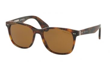 Image of Ralph Lauren RL8162P Sunglasses 501753-56 - Havana Jerry Frame, Brown Lenses